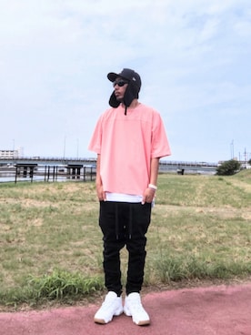 「Handmade（ハンドメイド）のアイテム」を使った、hasshi(ハッシー)さん（メンズ・173cm）の秋コーディネート