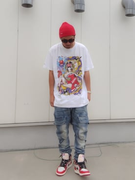 「アイテム（帽子）」を使った、hasshi(ハッシー)さん（メンズ・172cm・40代）の秋コーディネート