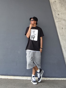 「Handmade（ハンドメイド）のアイテム」を使った、hasshi(ハッシー)さん（メンズ・173cm）の夏コーディネート