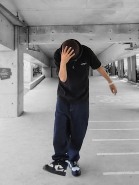 「アイテム（デニムパンツ）」を使った、hasshi(ハッシー)さん（メンズ・172cm・40代）の夏コーディネート