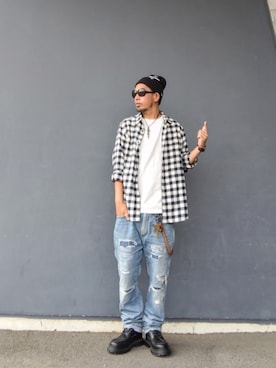 hasshi(ハッシー)さん（メンズ・173cm）の秋コーディネート