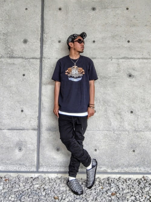 Supreme のTシャツ/カットソーを使った「バンダナ柄」の人気
