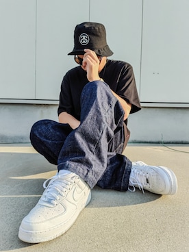 「アイテム（帽子）」を使った、hasshi(ハッシー)さん（メンズ・172cm・40代）の秋コーディネート