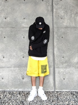 「Supreme （シュプリーム）のアイテム」を使った、hasshi(ハッシー)さん（メンズ・173cm）の春コーディネート