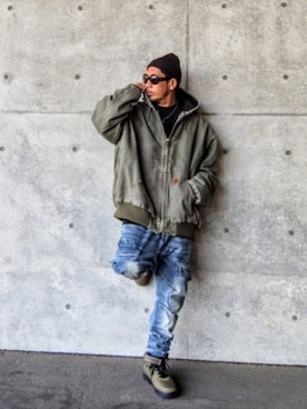 hasshi(ハッシー)さん（メンズ・172cm）の冬コーディネート