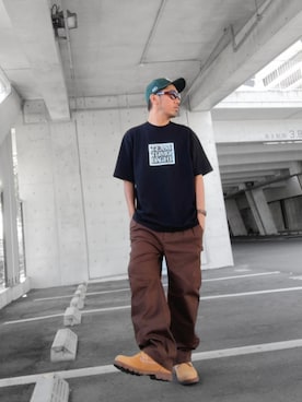 hasshi(ハッシー)さん（骨格ナチュラル・メンズ・172cm・40代）の秋コーディネート