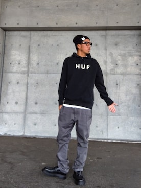 「アイテム（Tシャツ/カットソー）」を使った、hasshi(ハッシー)さん（メンズ・172cm・40代）の秋コーディネート