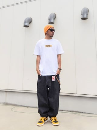 「Supreme (シュプリーム)のアイテム(ニットキャップ/ビーニー)」を使った、hasshi(ハッシー)さん(メンズ・173cm)の夏コーディネート