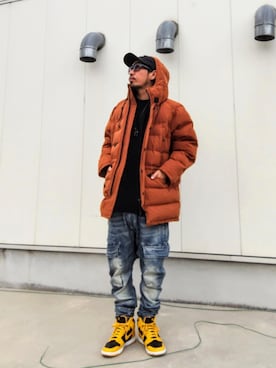 「DIME（ダイム）のアイテム」を使った、hasshi(ハッシー)さん（メンズ・172cm）の冬コーディネート