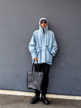 「アイテム（その他アウター）」を使った、hasshi(ハッシー)さん（メンズ・172cm）の秋コーディネート