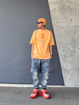 「AMBUSH(アンブッシュ)のアイテム」を使った、hasshi(ハッシー)さん(メンズ・173cm)の夏コーディネート