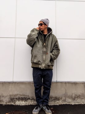 hasshi(ハッシー)さん（メンズ・172cm）の冬コーディネート