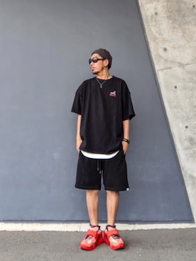 「アイテム（帽子）」を使った、hasshi(ハッシー)さん（メンズ・173cm）の夏コーディネート