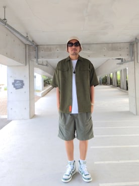「アイテム（ネックレス）」を使った、hasshi(ハッシー)さん（メンズ・172cm・40代）の夏コーディネート