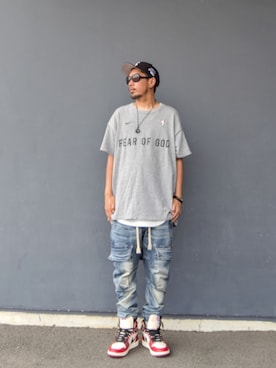 「ROYAL FLASH（ロイヤルフラッシュ）のアイテム」を使った、hasshi(ハッシー)さん（メンズ・173cm）の夏コーディネート