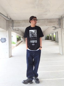 「アイテム（帽子）」を使った、hasshi(ハッシー)さん（メンズ・172cm・40代）の秋コーディネート