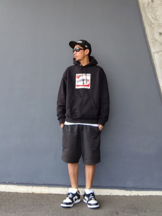 「Supreme (シュプリーム)のSupreme Gonz Logo New Era® "Black"(キャップ)」を使った、hasshi(ハッシー)さん(メンズ・173cm)の春コーディネート