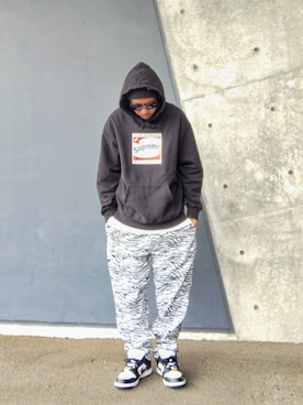 「Supreme （シュプリーム）のアイテム（帽子）」を使った、hasshi(ハッシー)さん（メンズ・173cm）の春コーディネート