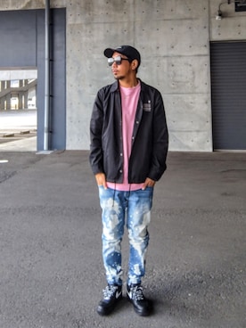 「FAT(エフエイティー)のアイテム」を使った、hasshi(ハッシー)さん(メンズ・172cm)の冬コーディネート