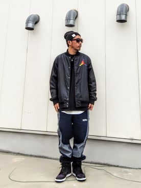 「アイテム（帽子）」を使った、hasshi(ハッシー)さん（メンズ・172cm・40代）の冬コーディネート