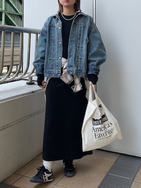 佐藤薫さん(レディース・162cm)の春コーディネート