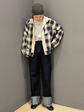 佐藤薫さん（レディース・162cm）の冬コーディネート