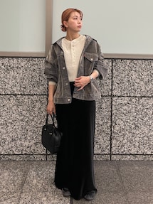 フロッキー起毛デニムジャケット｜アングリッド（Ungrid）公式