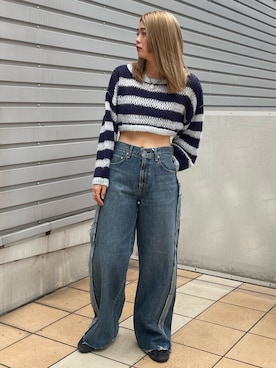 佐藤薫さん(レディース・162cm)の秋コーディネート
