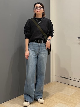 佐藤薫さん(レディース・162cm)の冬コーディネート