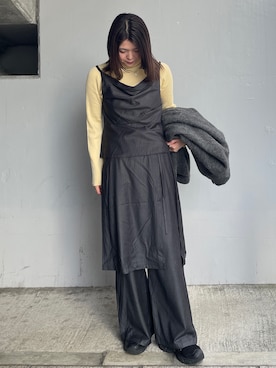 「Ungrid（アングリッド）のアイテム（アクセサリー）」を使った、佐藤薫さん（レディース・162cm）の秋コーディネート