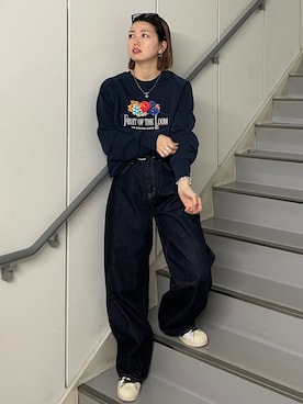 佐藤薫さん(レディース・162cm)の冬コーディネート