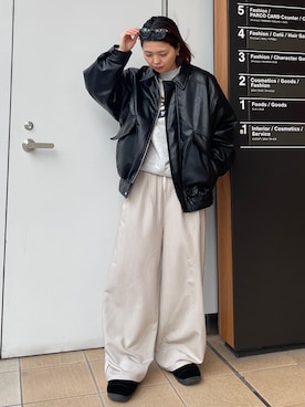 佐藤薫さん(レディース・162cm)の冬コーディネート