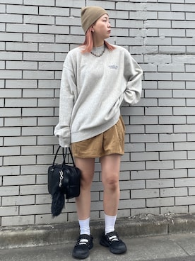 「アイテム（財布/小物）」を使った、佐藤薫さん（レディース・162cm）の秋コーディネート