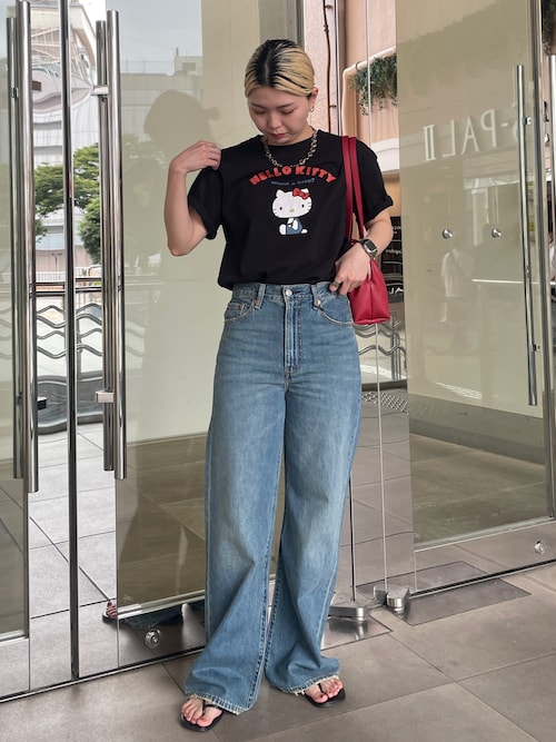 Levi's別注 RIBCAGE WIDE LEGデニム