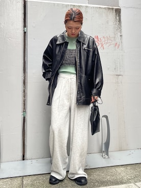 「Ungrid（アングリッド）のアイテム（アクセサリー）」を使った、佐藤薫さん（レディース・162cm）の秋コーディネート