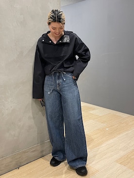 「Ungrid（アングリッド）のアイテム（アクセサリー）」を使った、佐藤薫さん（レディース・162cm）の秋コーディネート