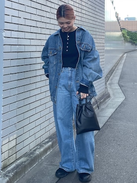 「Ungrid（アングリッド）のアイテム（アクセサリー）」を使った、佐藤薫さん（レディース・162cm）の秋コーディネート