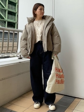 佐藤薫さん（レディース・162cm）の冬コーディネート