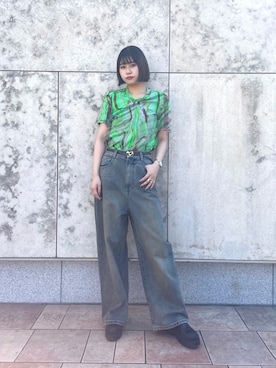 「代官山」｜TAKASARUUNAさん（レディース・165cm・20代）の夏コーディネート