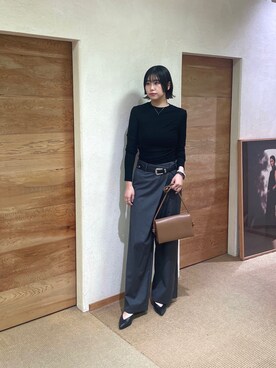 TAKASARUUNAさん（レディース・166cm）の秋コーディネート