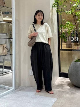 「URBANRESEARCH」｜「アイテム（サンダル）」を使った、REINAさん（レディース・162cm）の夏コーディネート