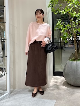 「RODE SKO（ロデスコ）のアイテム」を使った、REINAさん（レディース・162cm）の秋コーディネート