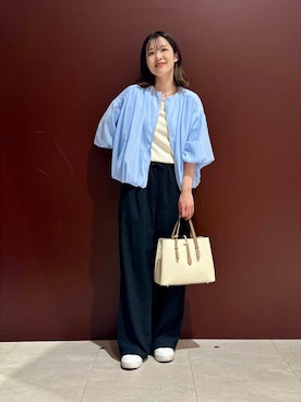 「newarrival」｜「アイテム（ブルゾン）」を使った、REINAさん（レディース・162cm）の春コーディネート