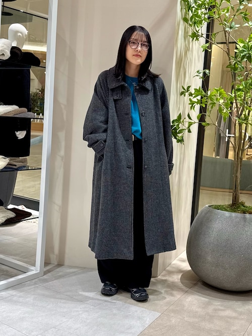 セール】尾州ウールスタンドカラーコート（その他アウター）｜ITEMS