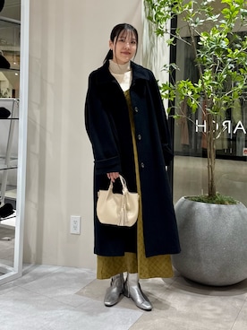 「URBAN RESEARCH」｜REINAさん（レディース・162cm）の冬コーディネート