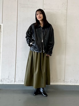 「ITEMS URBANRESEARCH（アイテムズ アーバンリサーチ）のアイテム」を使った、REINAさん（レディース・162cm）の春コーディネート