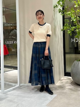 「URBANRESEARCH」｜「アイテム（バレエシューズ）」を使った、REINAさん（レディース・162cm）の春コーディネート