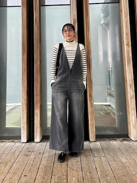 「RODE SKO」｜「アイテム（バッグ）」を使った、REINAさん（レディース・162cm）の秋コーディネート
