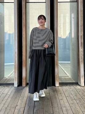 「PIENI（ピエニ）のアイテム」を使った、REINAさん（レディース・162cm）の秋コーディネート