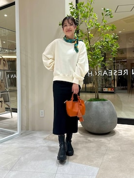 REINAさん（レディース・162cm）の冬コーディネート
